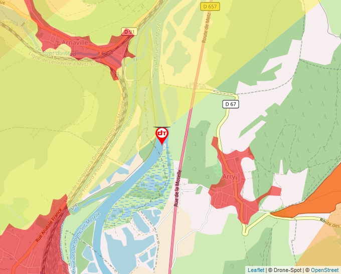 Carte Géoportail pour les drones de loisir