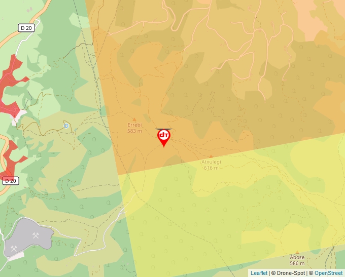 Carte Géoportail pour les drones de loisir