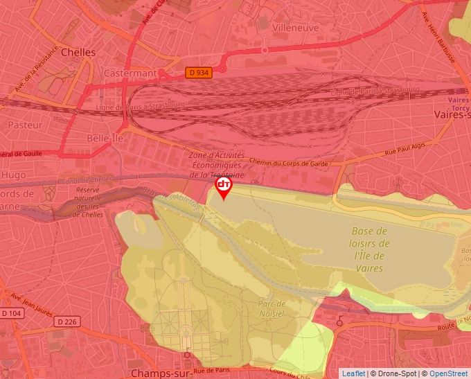 Carte Géoportail pour les drones de loisir