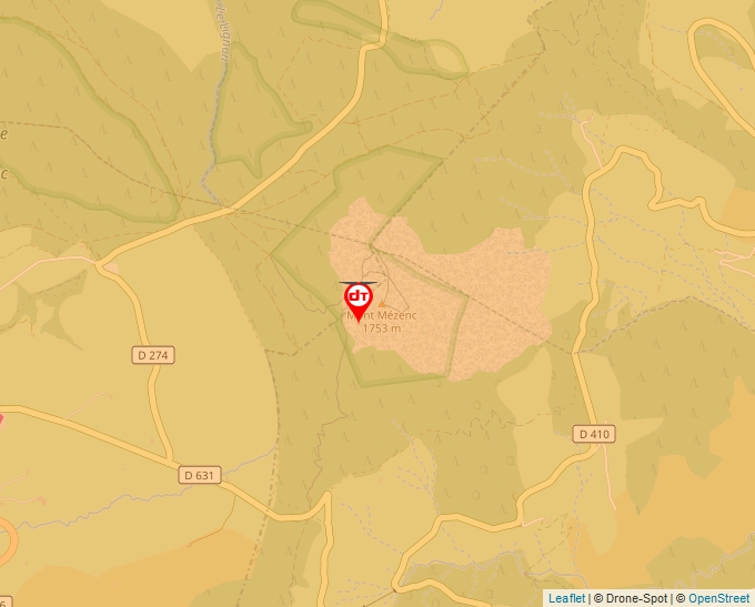 Carte Géoportail pour les drones de loisir