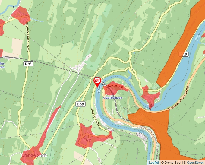 Carte Géoportail pour les drones de loisir