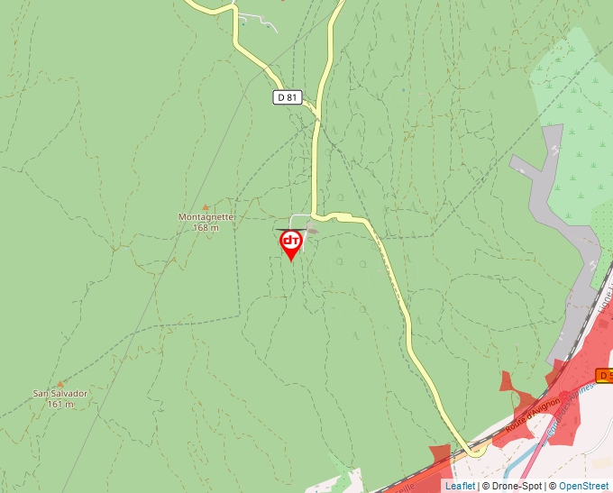 Carte Géoportail pour les drones de loisir