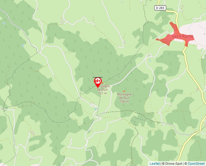 Carte Géoportail pour les drones de loisir