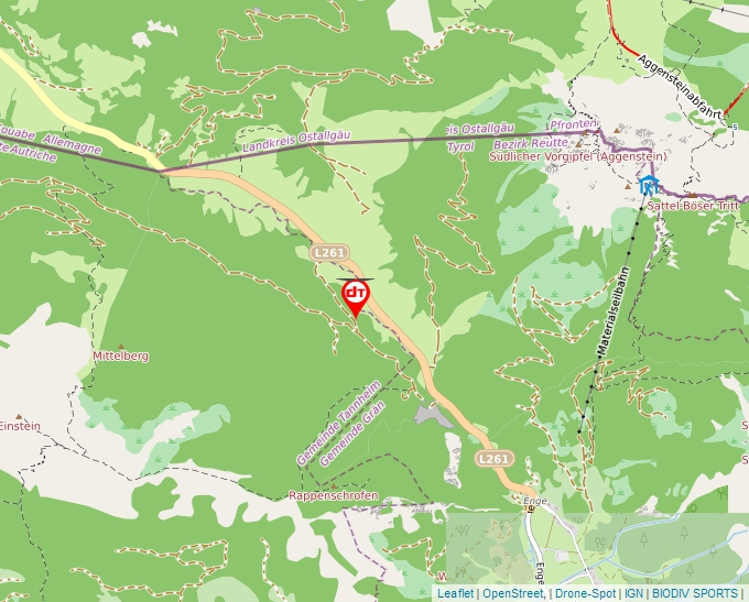 Carte Géoportail pour les drones de loisir