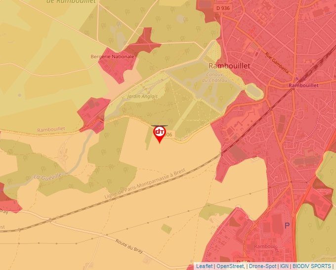 Carte Géoportail pour les drones de loisir