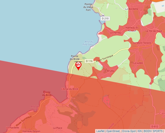 Carte Géoportail pour les drones de loisir