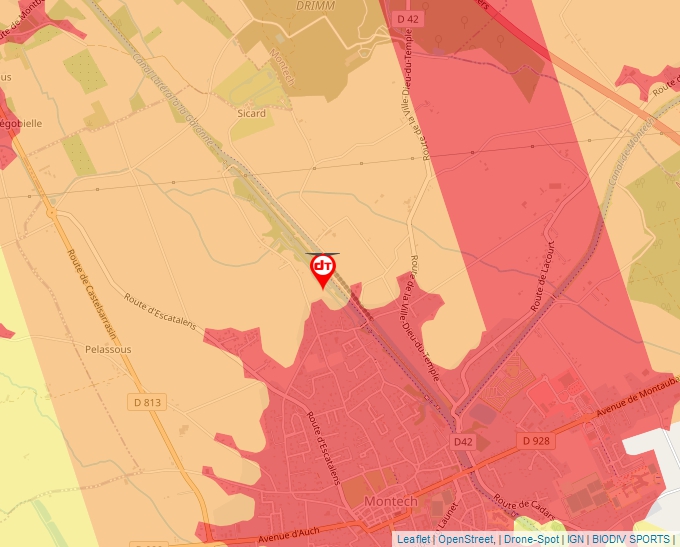 Carte Géoportail pour les drones de loisir