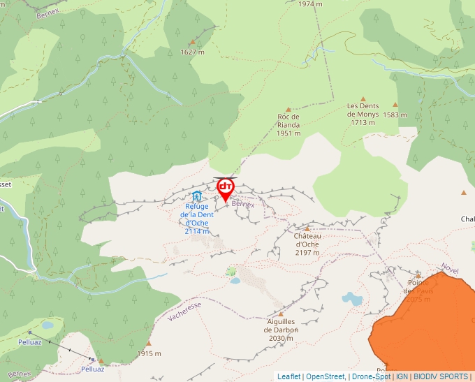 Carte Géoportail pour les drones de loisir