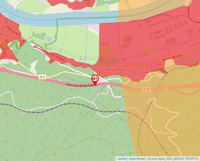 Carte Géoportail pour les drones de loisir