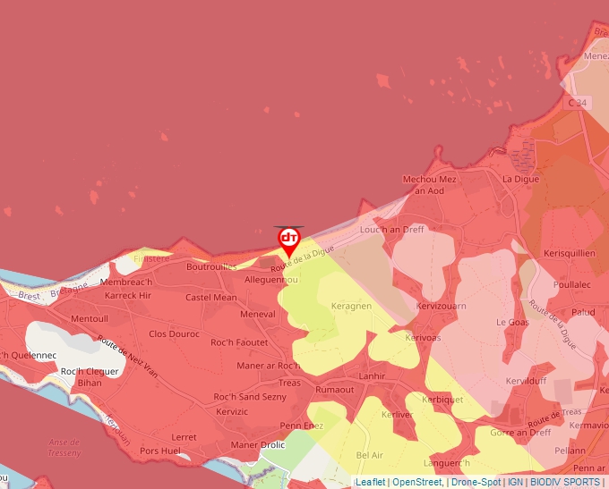 Carte Géoportail pour les drones de loisir