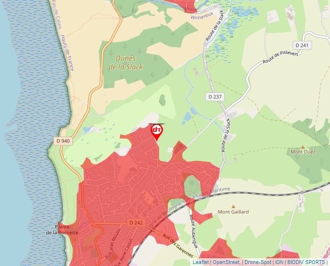 Carte Géoportail pour les drones de loisir