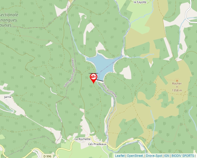 Carte Géoportail pour les drones de loisir