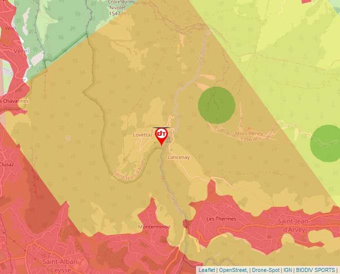 Carte Géoportail pour les drones de loisir