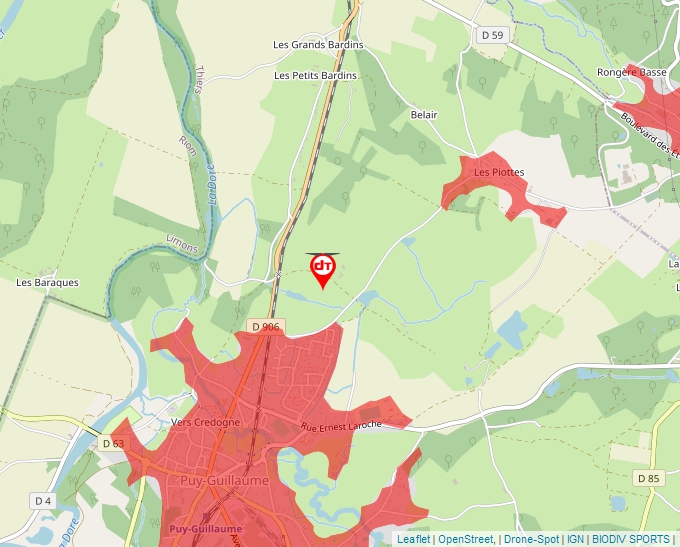 Carte Géoportail pour les drones de loisir