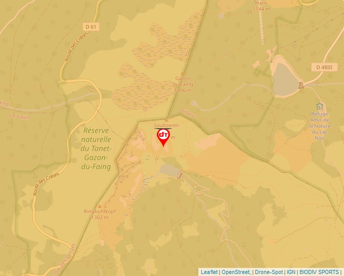 Carte Géoportail pour les drones de loisir