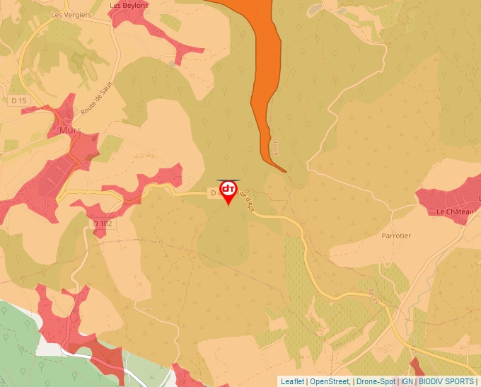 Carte Géoportail pour les drones de loisir