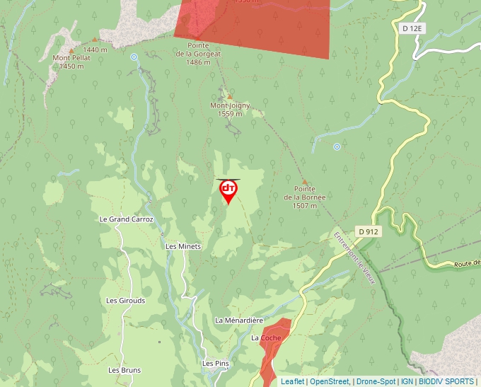 Carte Géoportail pour les drones de loisir