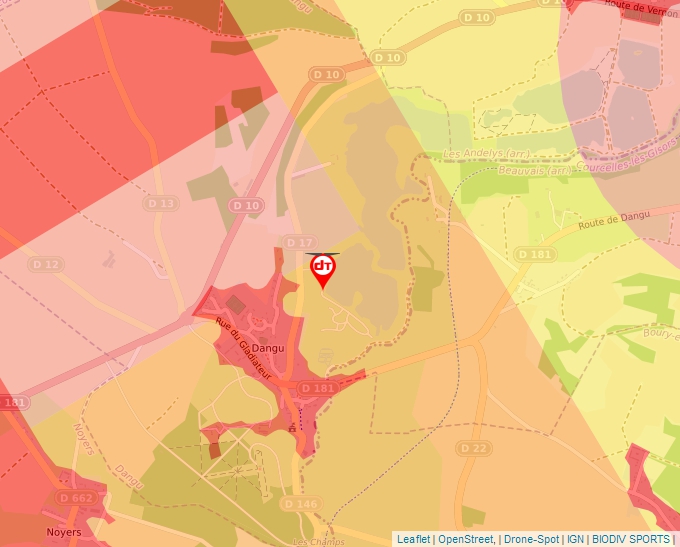 Carte Géoportail pour les drones de loisir