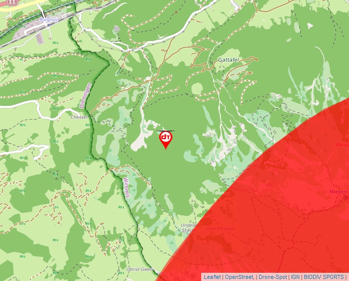 Carte Géoportail pour les drones de loisir