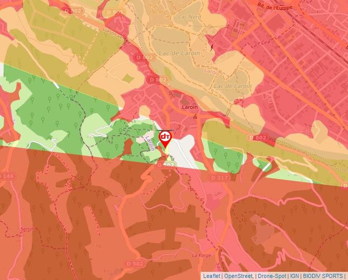 Carte Géoportail pour les drones de loisir