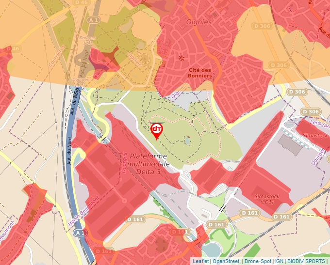 Carte Géoportail pour les drones de loisir