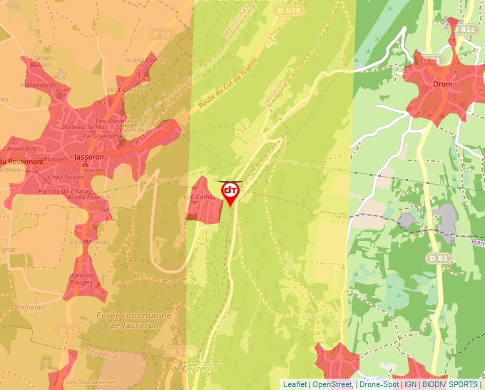 Carte Géoportail pour les drones de loisir
