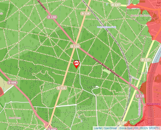 Carte Géoportail pour les drones de loisir