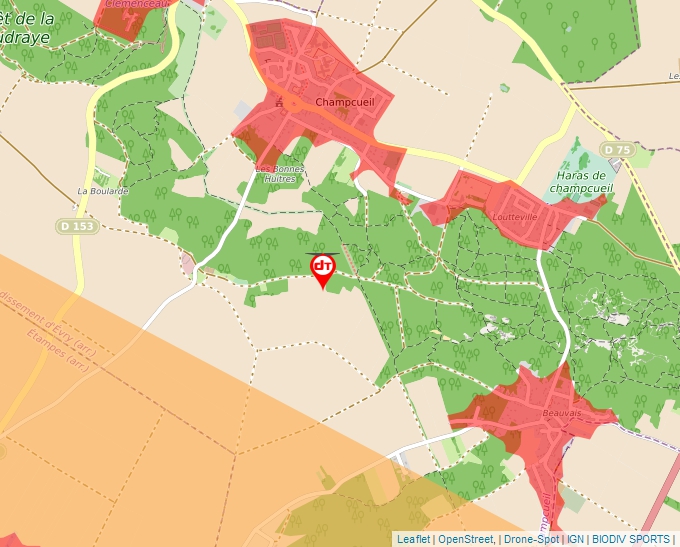 Carte Géoportail pour les drones de loisir