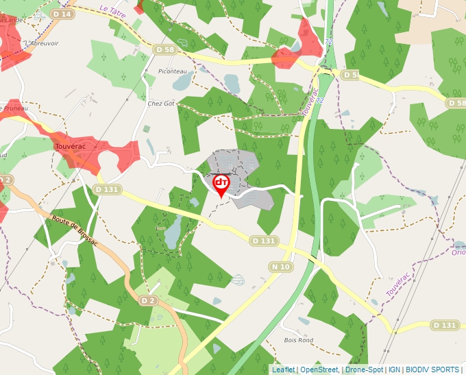 Carte Géoportail pour les drones de loisir