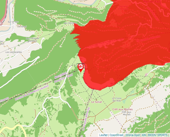 Carte Géoportail pour les drones de loisir