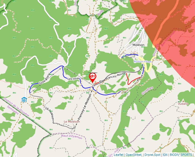 Carte Géoportail pour les drones de loisir