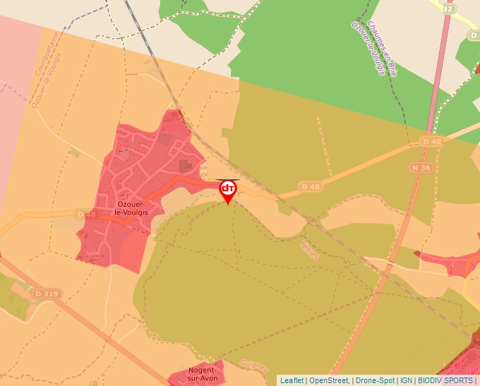 Carte Géoportail pour les drones de loisir