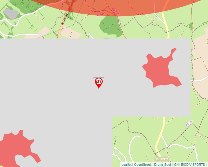 Carte Géoportail pour les drones de loisir