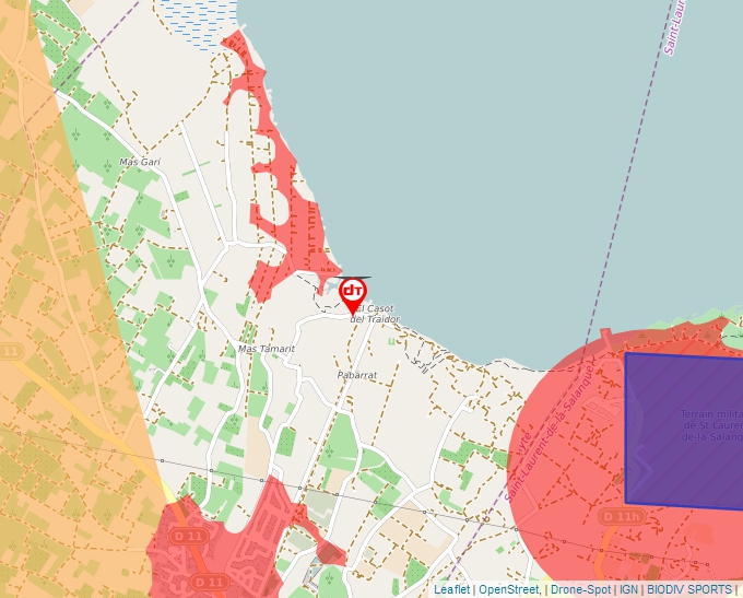 Carte Géoportail pour les drones de loisir