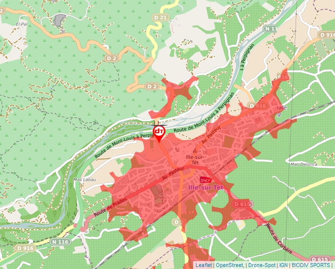 Carte Géoportail pour les drones de loisir