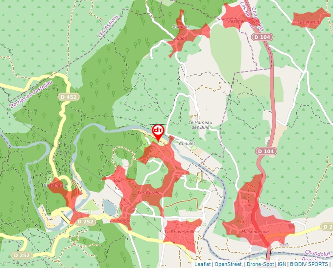 Carte Géoportail pour les drones de loisir