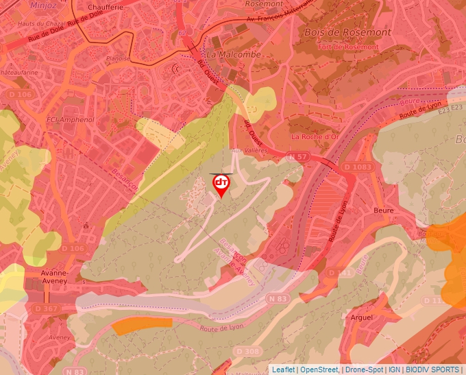 Carte Géoportail pour les drones de loisir