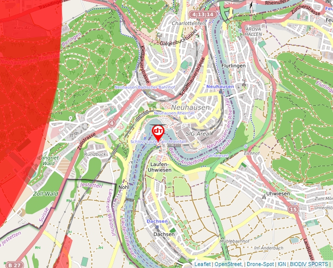 Carte Géoportail pour les drones de loisir