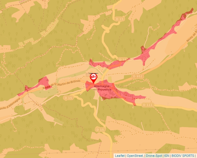 Carte Géoportail pour les drones de loisir