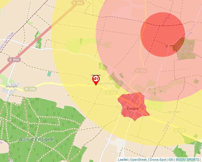 Carte Géoportail pour les drones de loisir