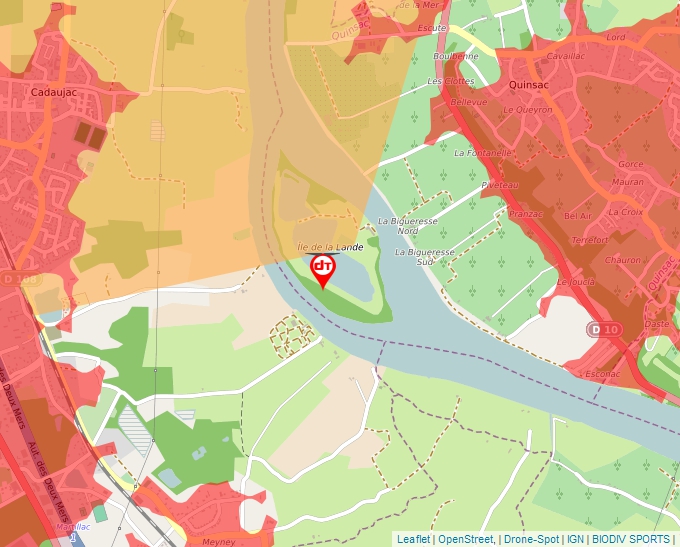 Carte Géoportail pour les drones de loisir