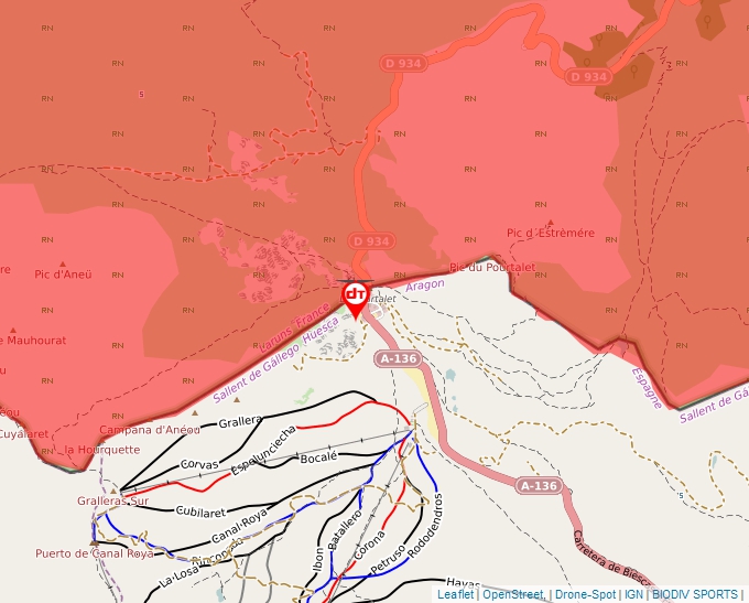 Carte Géoportail pour les drones de loisir