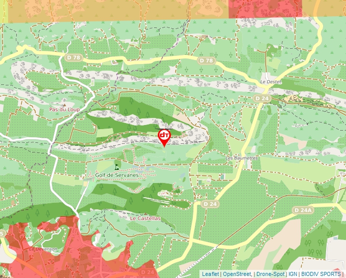 Carte Géoportail pour les drones de loisir