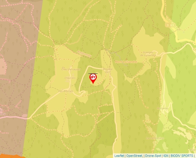 Carte Géoportail pour les drones de loisir