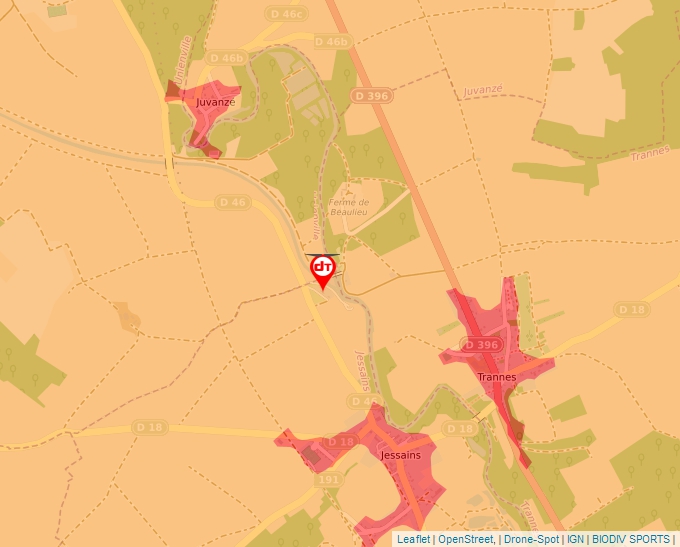 Carte Géoportail pour les drones de loisir