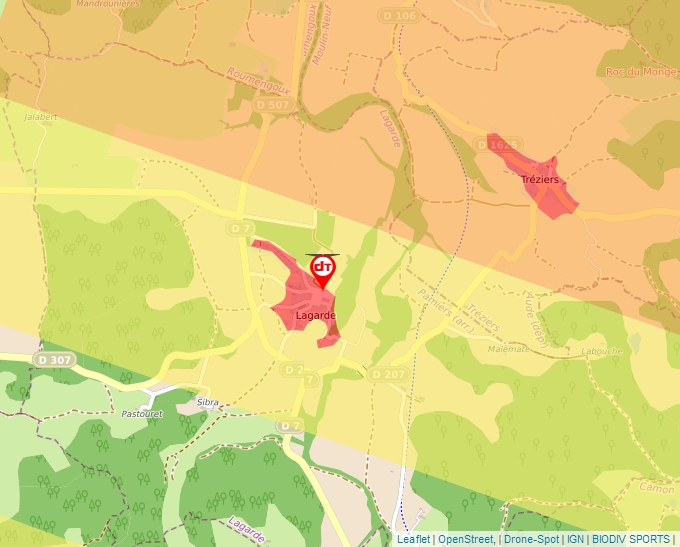 Carte Géoportail pour les drones de loisir