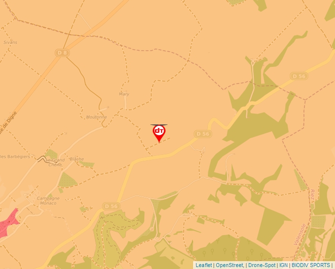 Carte Géoportail pour les drones de loisir