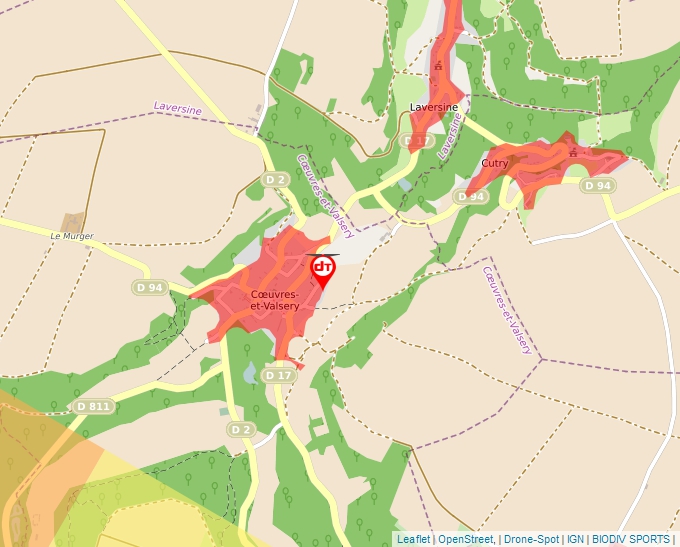 Carte Géoportail pour les drones de loisir
