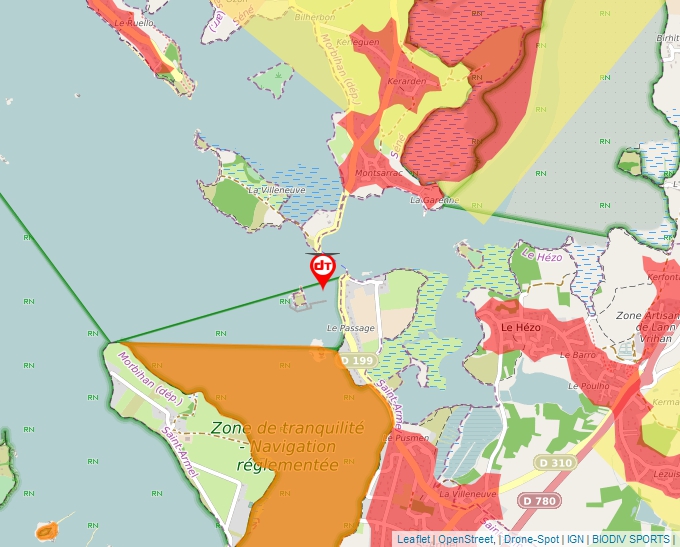 Carte Géoportail pour les drones de loisir