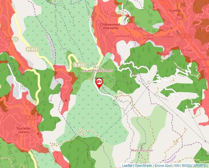 Carte Géoportail pour les drones de loisir